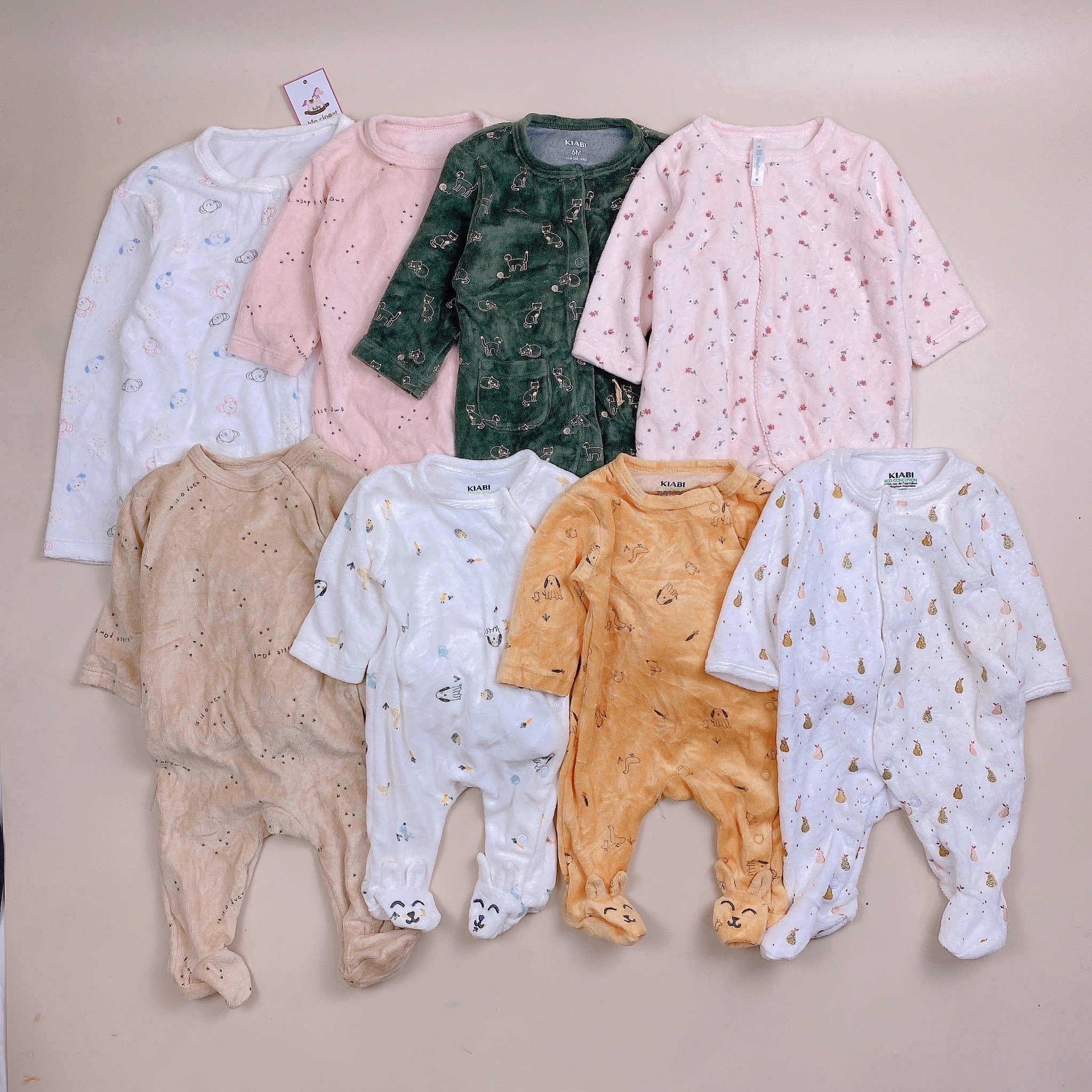 Body băng lông Kiabi nhiều họa tiết BTBG