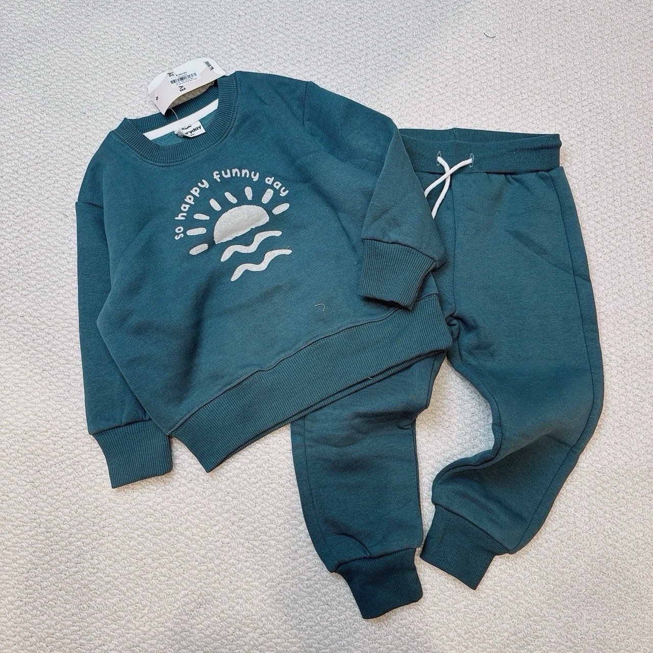 BBG21 - Bộ nỉ bông Minene nhiều màu cho bé size 2-6y