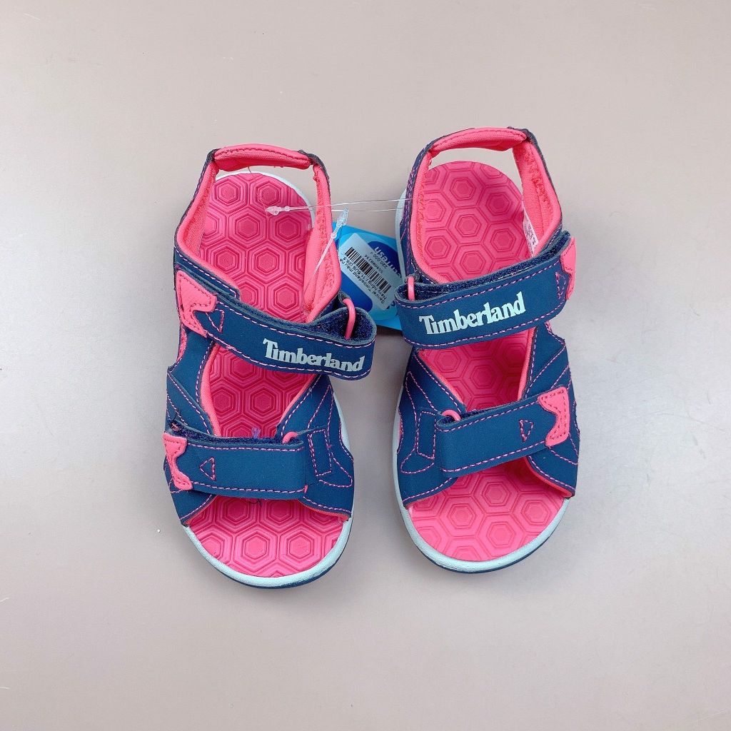 Sandal Timberland màu navy hồng