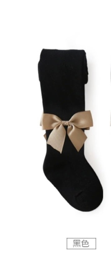 Quần tất len lưới đính nơ 4 màu Nemo Baby