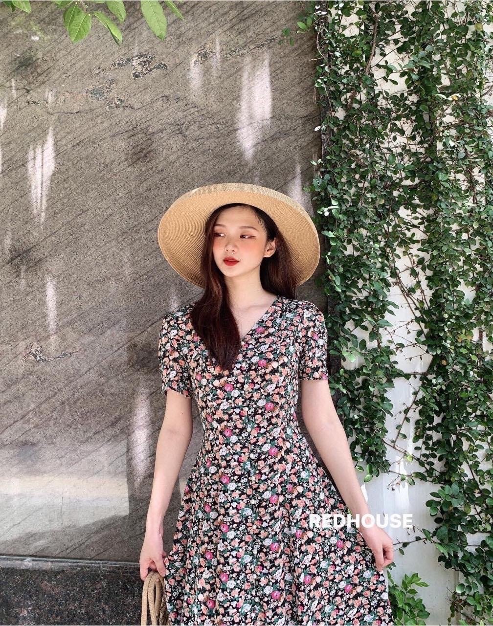 Váy hoa nhí Moonci cho Mẹ