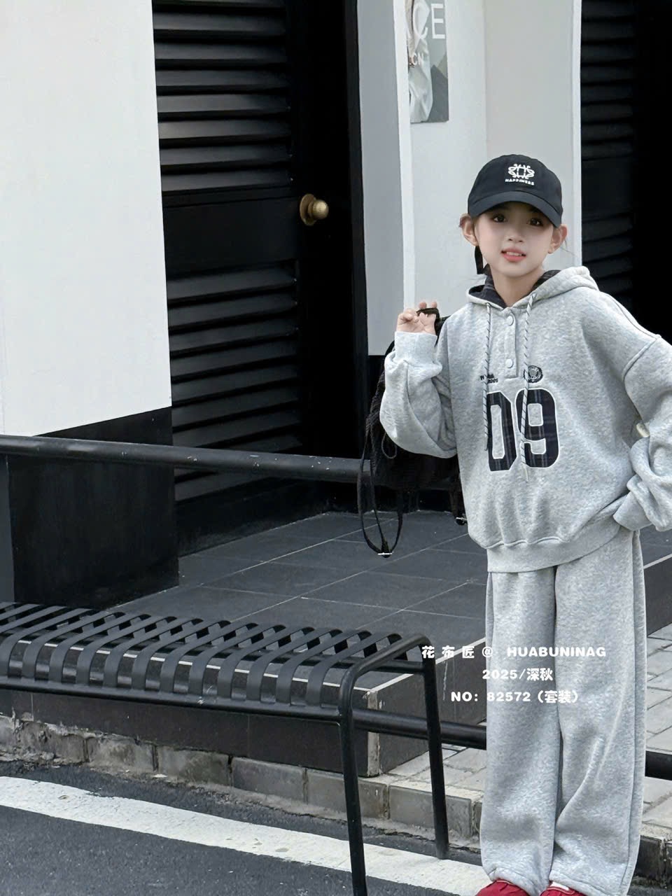 82572 - Set bộ lót nỉ đại hàn QCCC hoodie 3 màu cho bé size 120-160