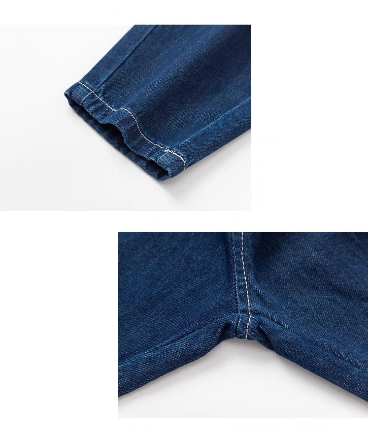 Quần jean baggy Balabala màu xanh đậm size 130 - 175