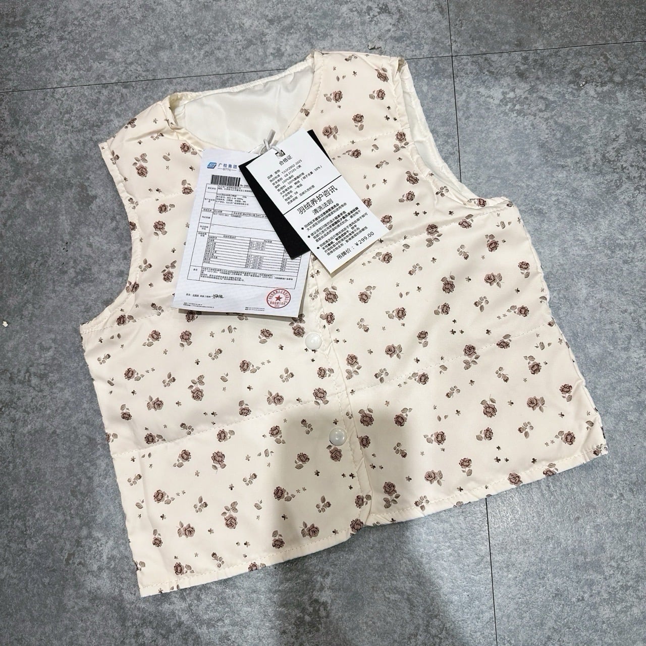 Áo khoác gile lông vũ Liwu Kids siêu nhẹ 2 mặt nhiều mẫu cho bé size 90 - 130