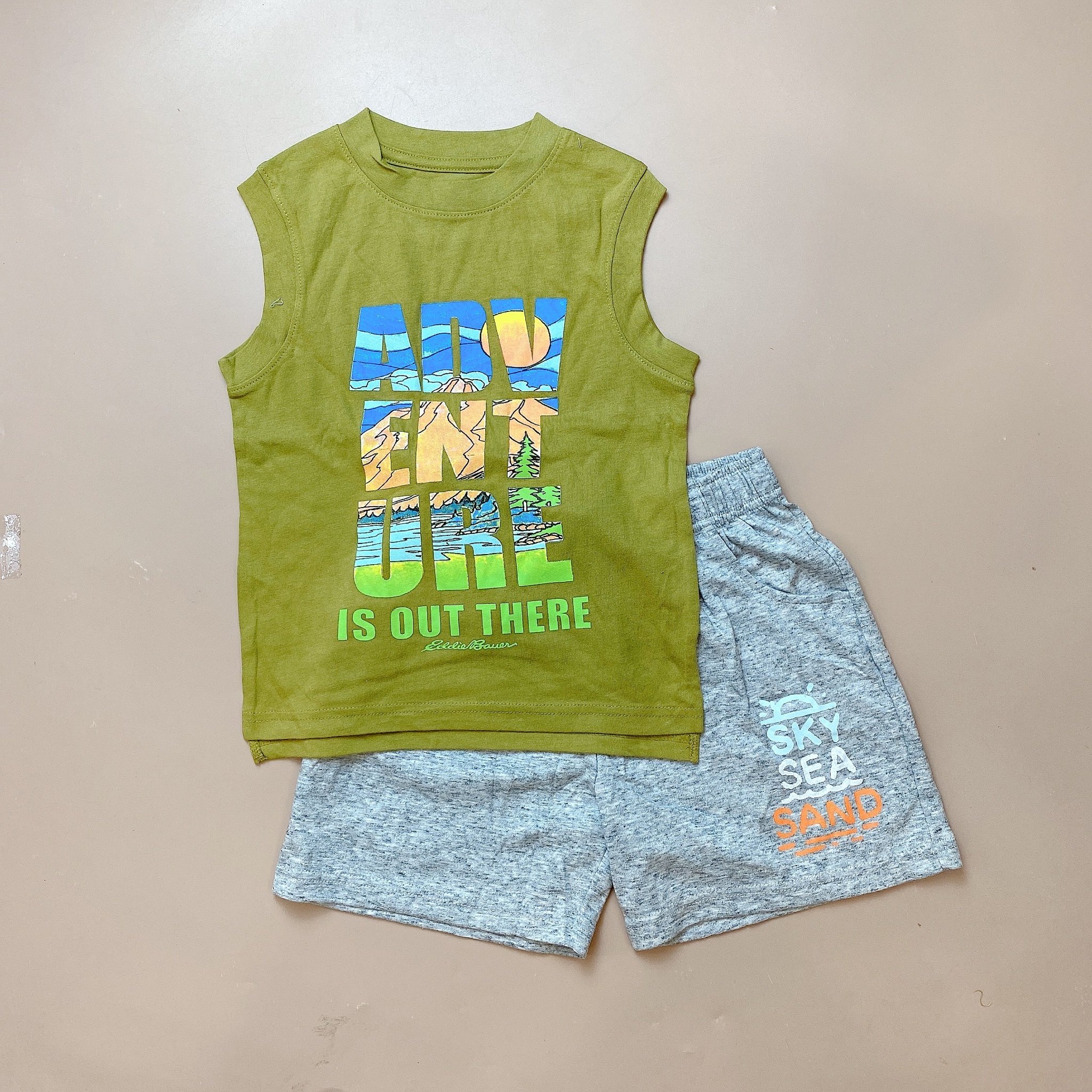 Bộ sát nách vai rơi Ru Design nhiều hình size XS - XL ( 5 - 14y )