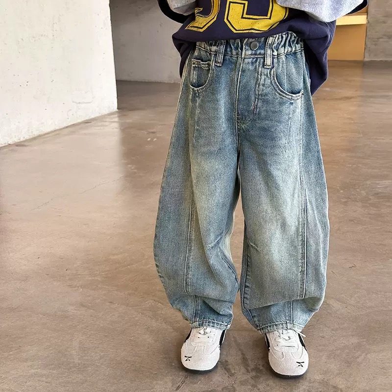 25G116  - Quần jean baggy AMBB cho bé trai size 110-170