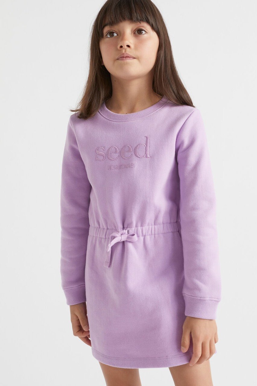 V00107 - Váy nỉ bông chun eo nhiều màu size 12m - 10y