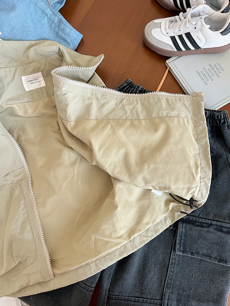 24X114 - Áo gile gió 2 lớp AMBB outdoor cho bé trai size 110-170