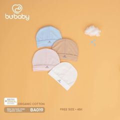 Mũ sơ sinh BU Baby trơn màu