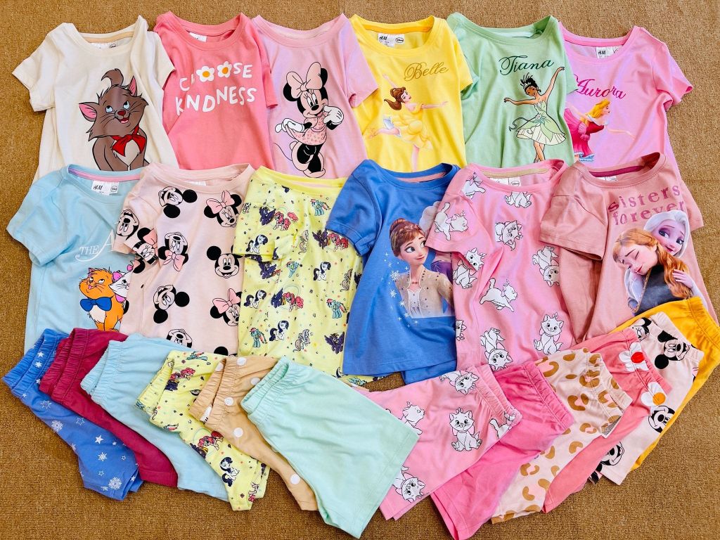 Bộ cotton HM nhiều hình BG size 2-10y