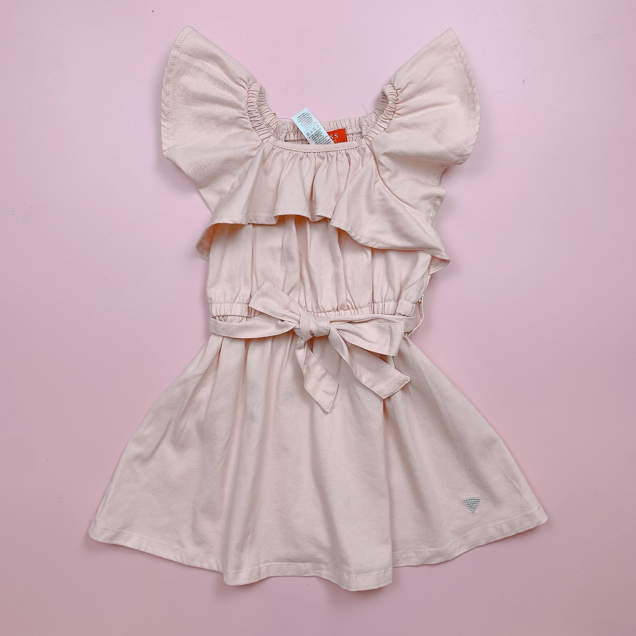 V00054 - Váy jean 2 màu xanh, hồng BG size