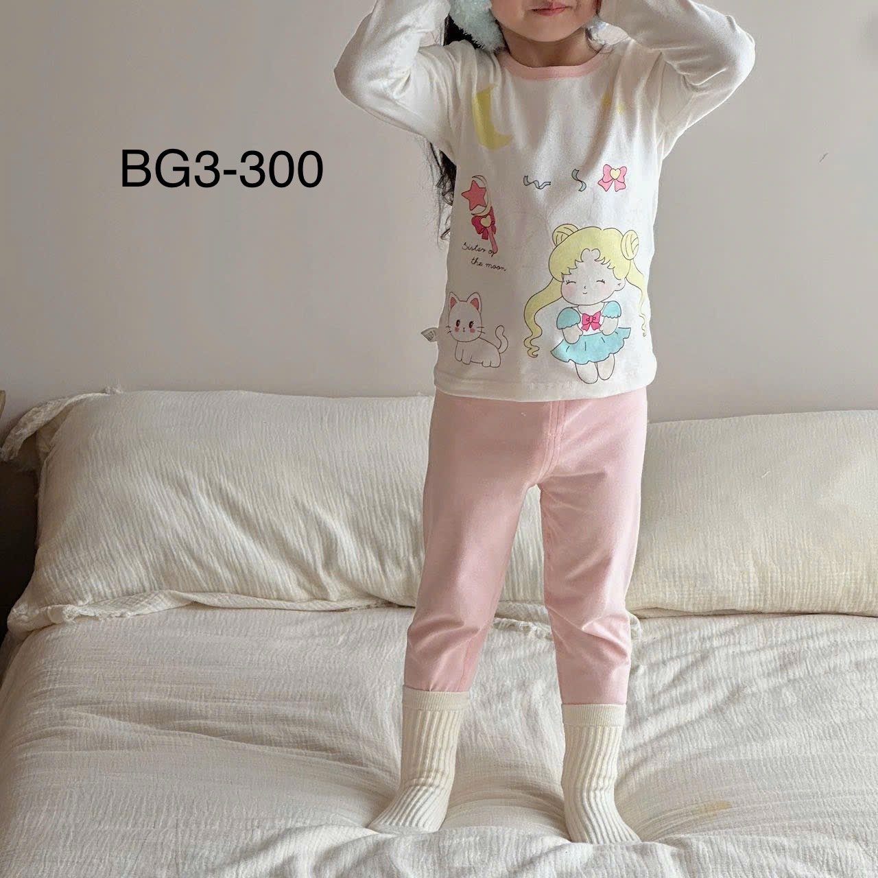BM3 - Bộ thun Luboer nhiều hình cho Bé Gái size 90 - 160