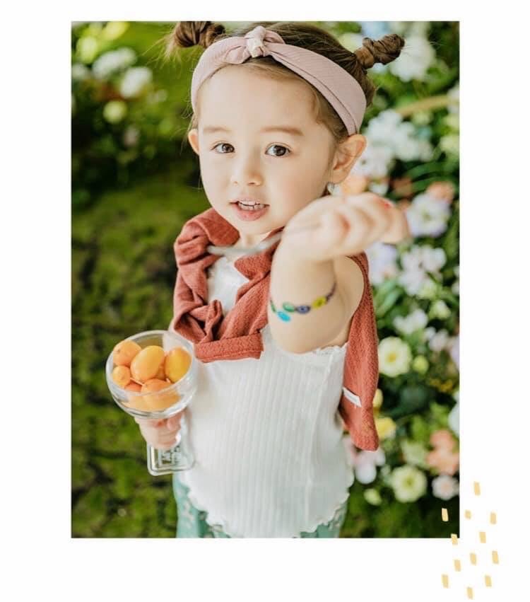 Cardigan nâu bebezoo sợi dệt mỏng size 90-130