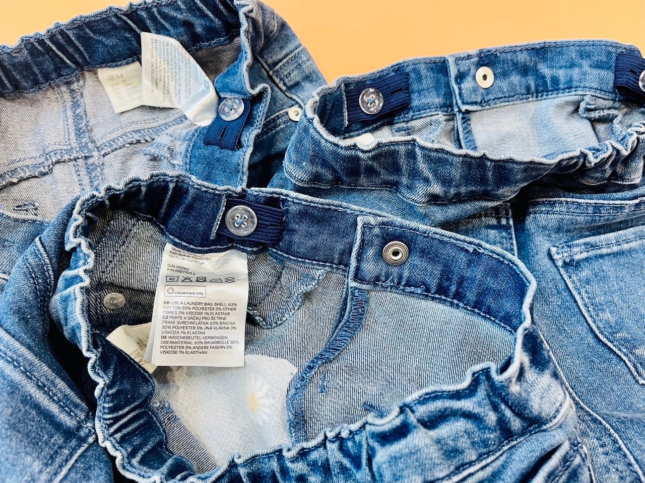 Quần jean dài HM ống côn BG - 4 màu dòng nhí 4m-4y