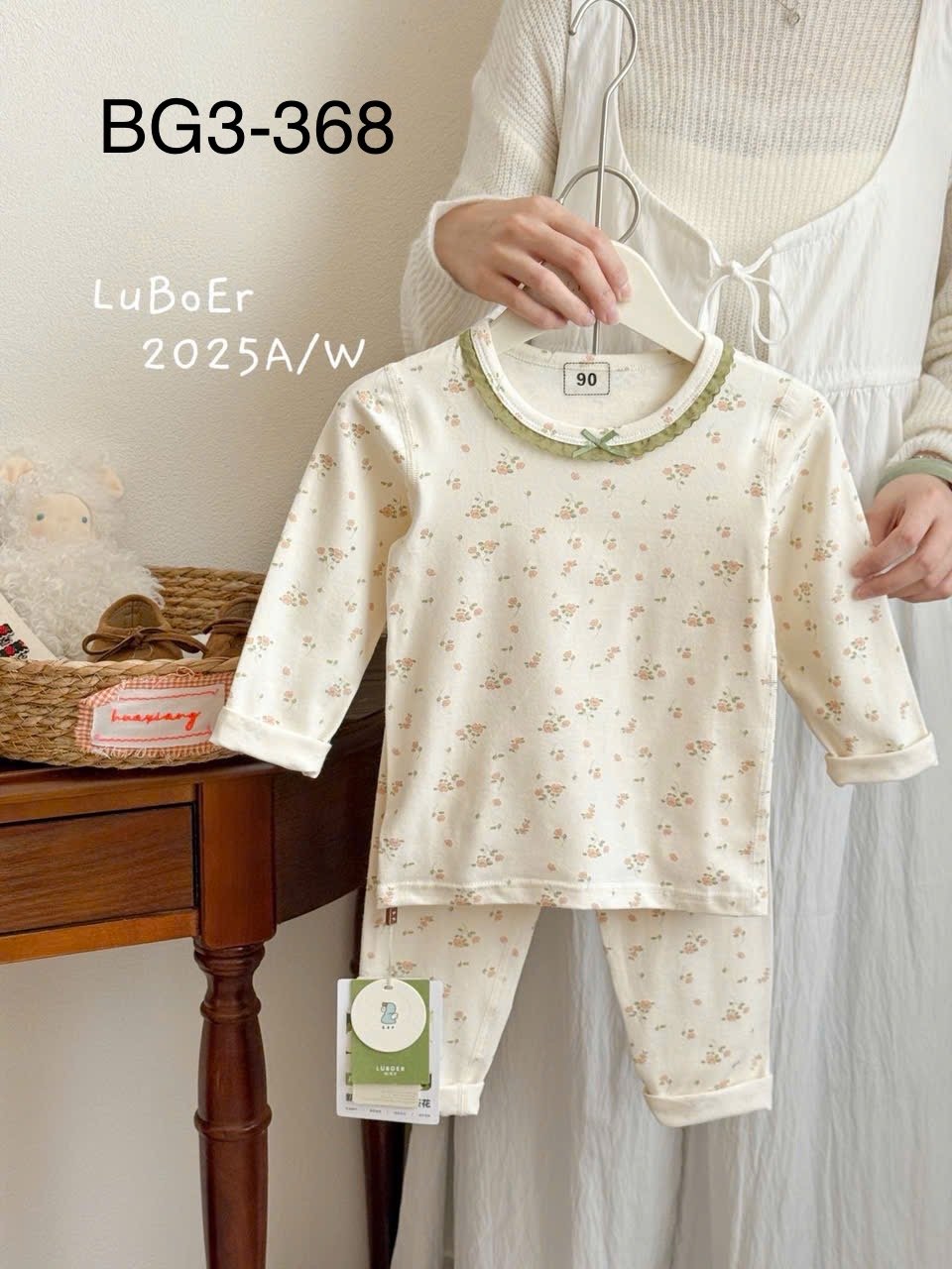 BM3 - Bộ thun Luboer nhiều hình cho Bé Gái size 90 - 160