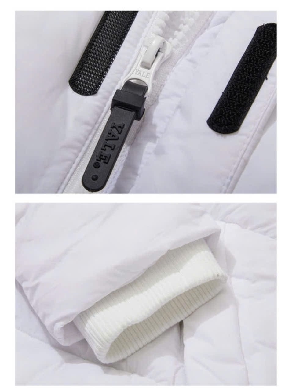 AK04 - Áo khoác phao siêu nhẹ màu trắng cho bé size 120/150