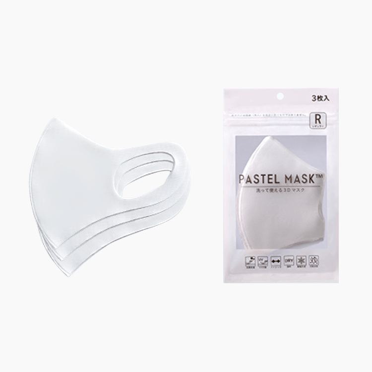 Set 3 khẩu trang Pastel Mask Nhật người lớn