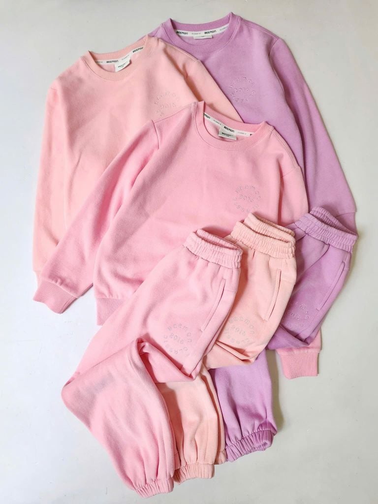 BM2511ST01 - Bộ nỉ bông Beemon 3 màu cho bé gái size 120-160