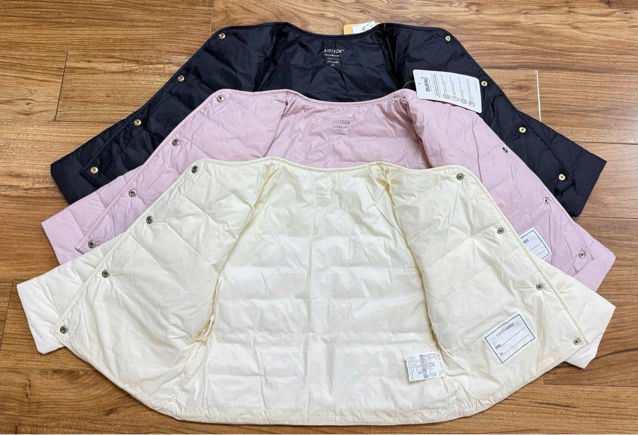 AK70 - Áo khoác chần bông siêu nhẹ Top10 nhiều mẫu cho bé size 110-160