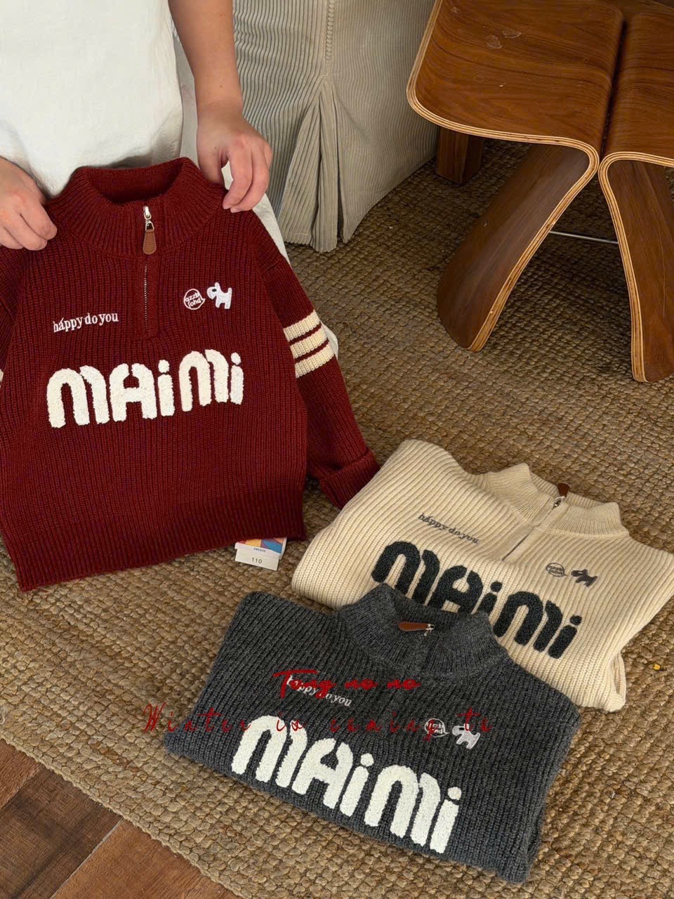 BM2 - Áo len Tongnono nhiều màu cho bé trai size 110-150
