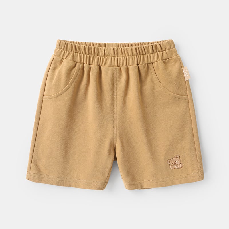 Quần cotton da cá mỏng Cute Panda thêu mặt gấu size 90 - 120