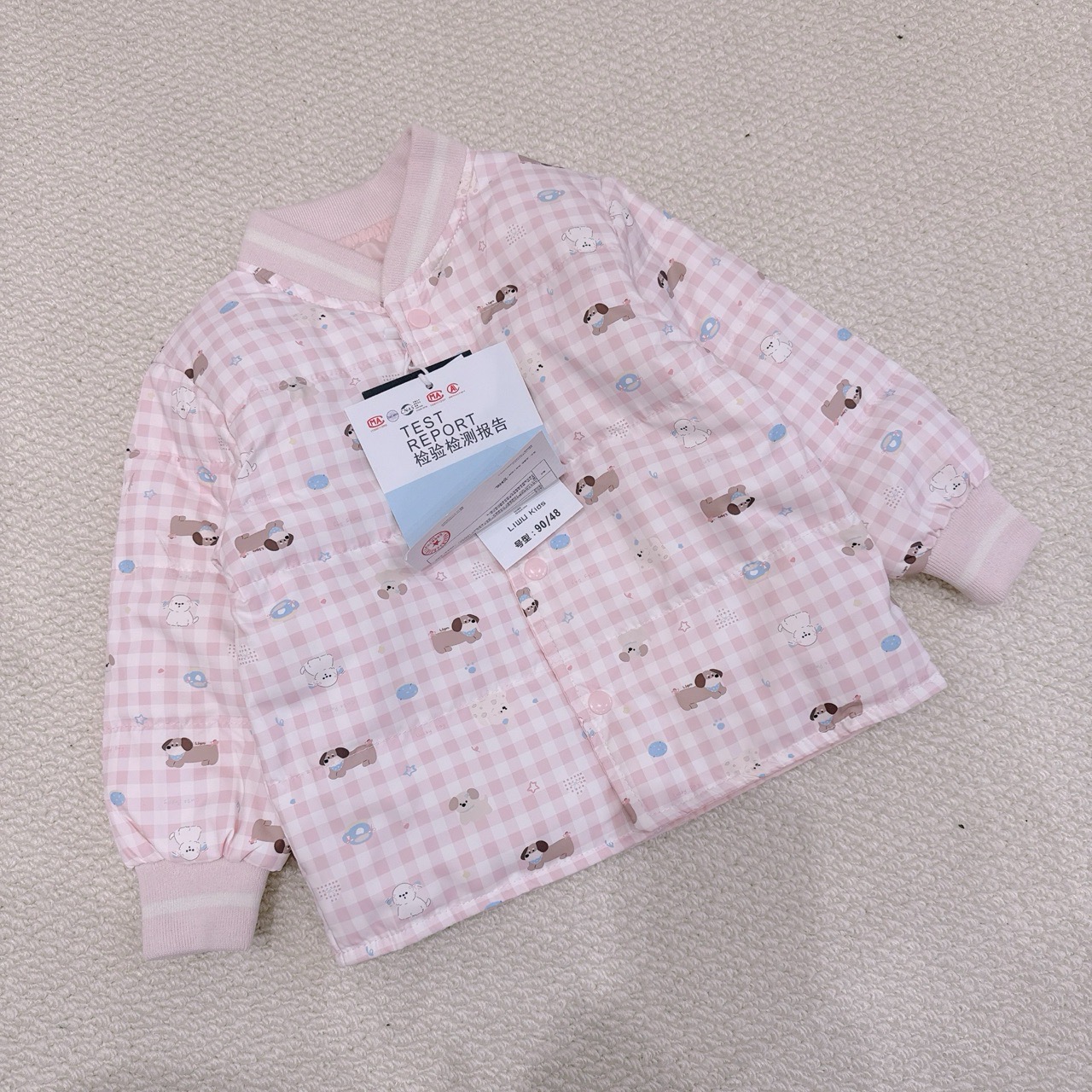 Áo khoác bomber lông vũ QC siêu nhẹ nhiều màu cho bé size 90-130