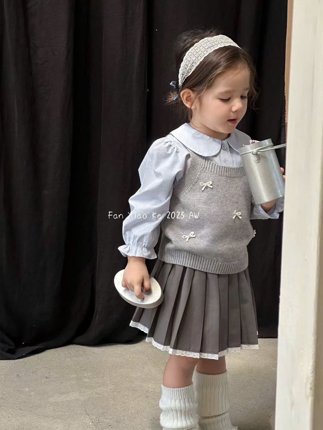 2585 - Set 3ct QC Fanxiaoke cho bé gái size 80-120