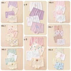 Set 4 chip đùi Bé Gái nhiều mẫu size 100 - 160