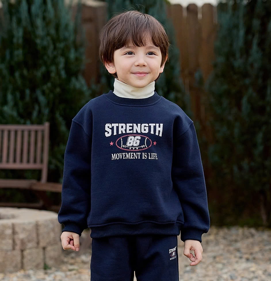 Bộ nỉ bông bebezoo thể thao 3 màu cho bé size 100-160