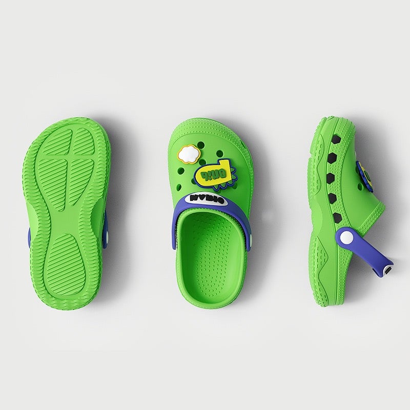 Sục nhựa quai chữ Mario đính jibit nhiều màu