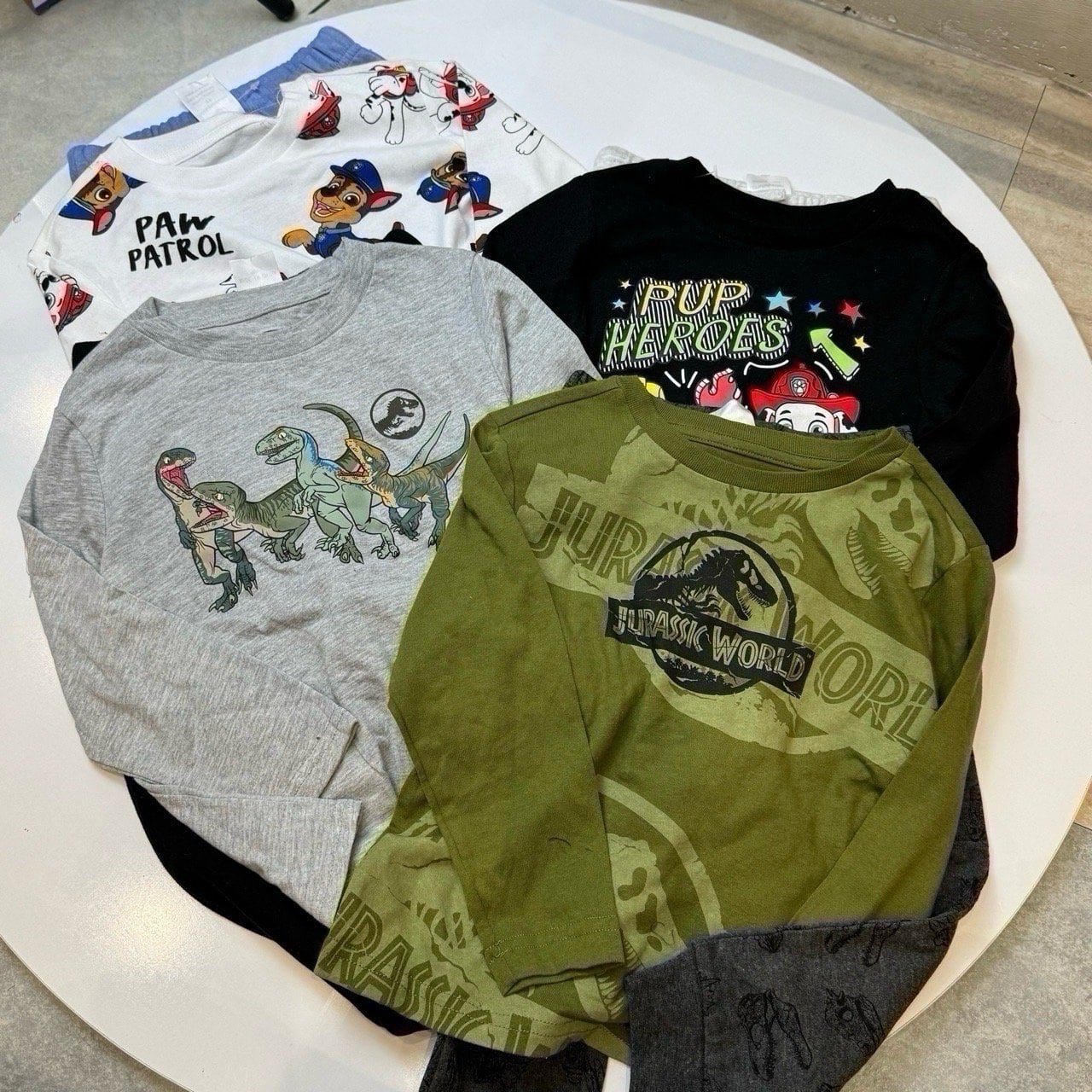 BBT22 - Bộ cotton nhiều mẫu cho bé trai size 3 - 7y