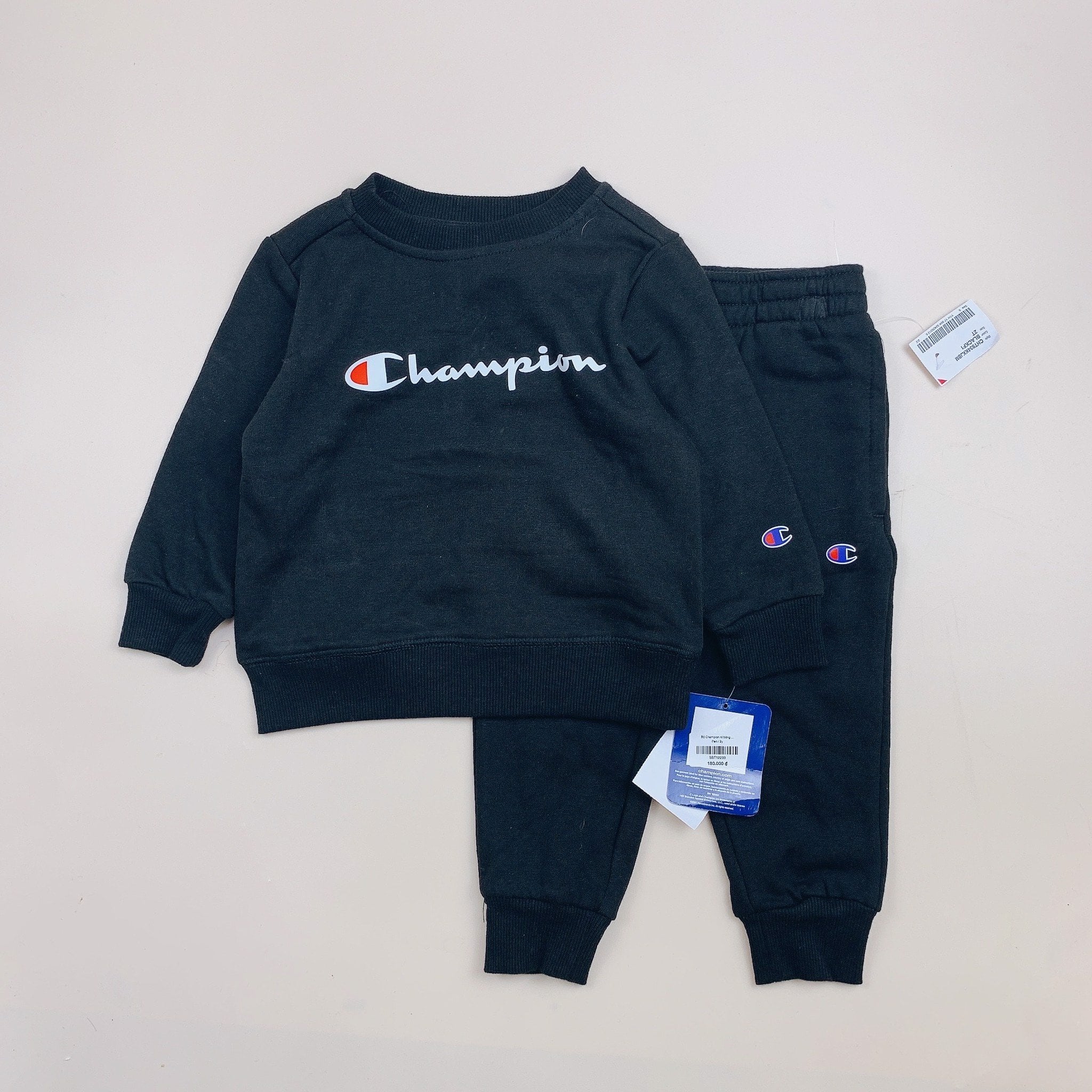 Bộ Champion nỉ bông nhiều màu 1-7y BT