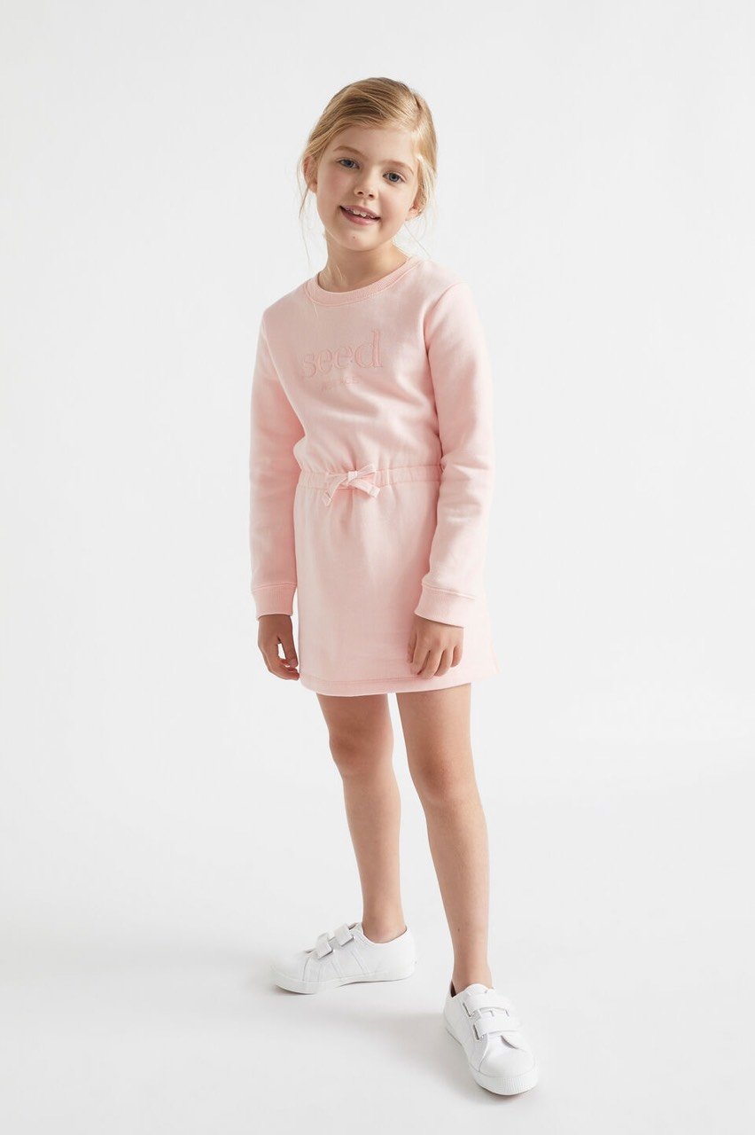 V00107 - Váy nỉ bông chun eo nhiều màu size 12m - 10y