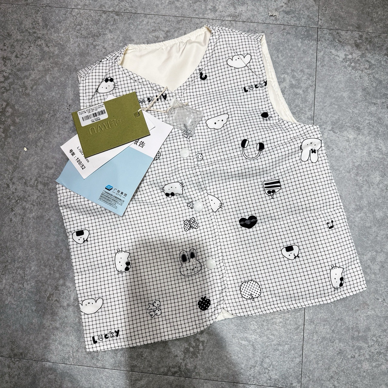 Áo khoác gile lông vũ Liwu Kids siêu nhẹ 2 mặt nhiều mẫu cho bé size 90 - 130