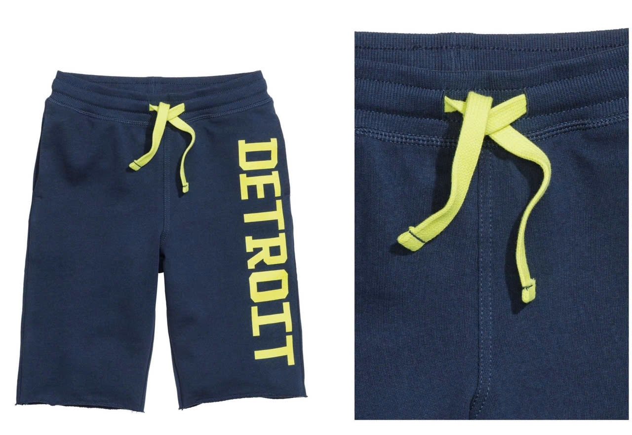 Quần short da cá HM dòng Đại nhiều màu Bé Trai size 8 - 14y+