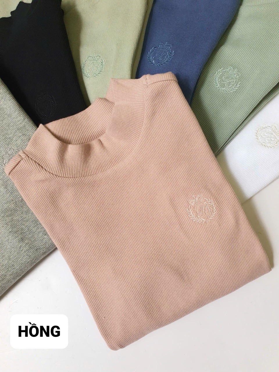 BM2511TS08 - Áo Beemon cổ 3p thun tăm giữ nhiệt nhiều màu cho bé size 120-160