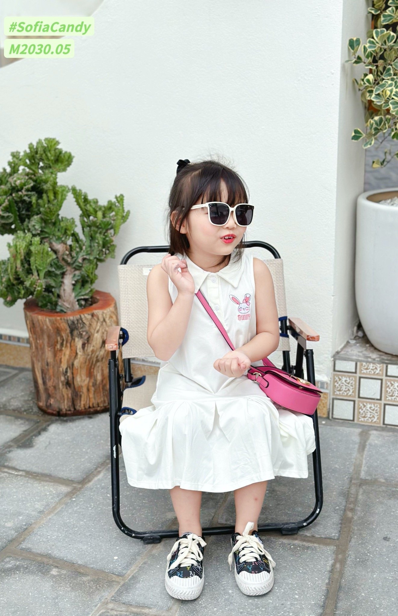 V00048 - Váy Mia Kids cotton cổ đức đuôi cá 2 màu BG size 2-12y