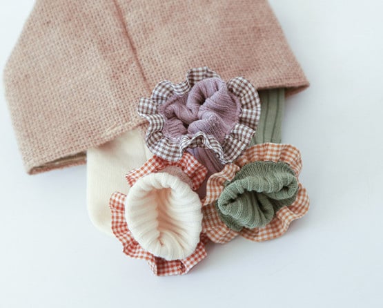 Tất cao tới bắp chân Nemo baby 6 màu cổ bèo kẻ