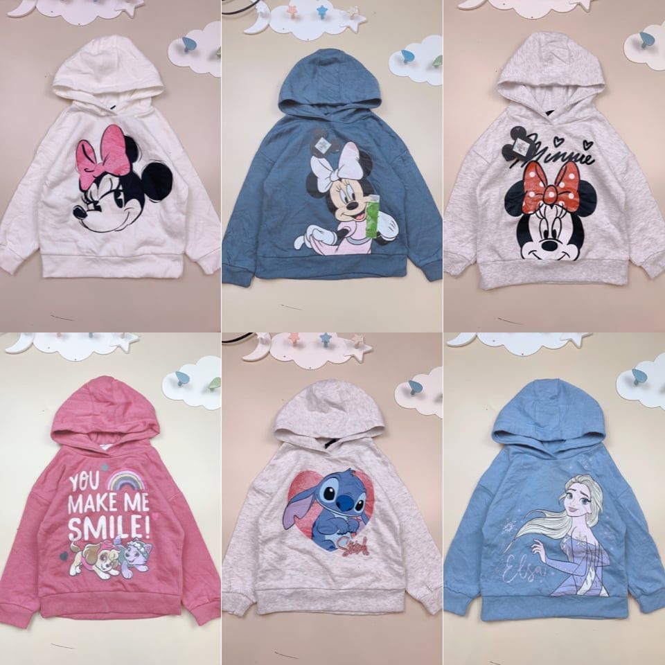 Áo nỉ hoodie Primark nhiều mẫu BG size 2-8y