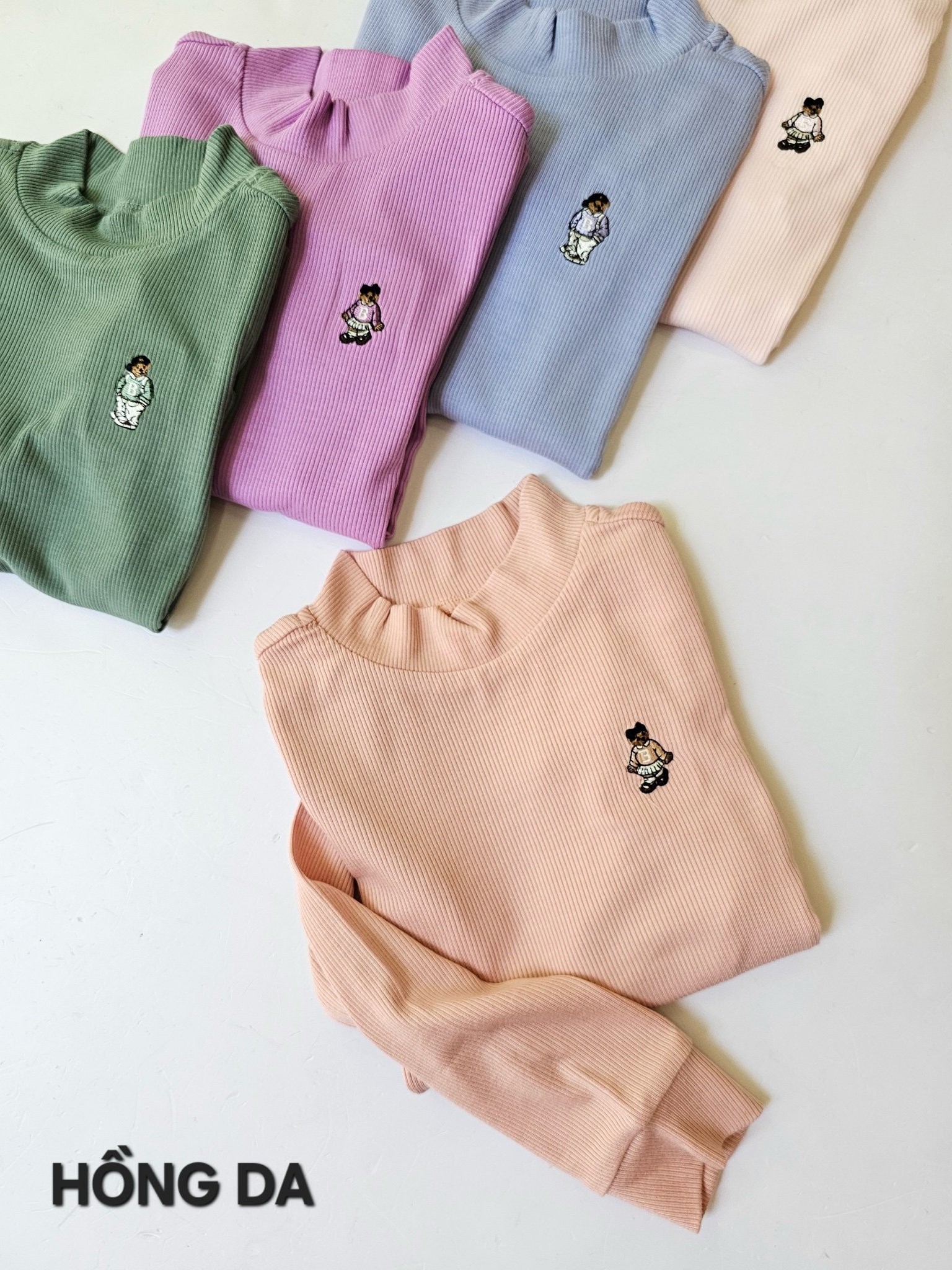 BM2510TS08 - Áo cổ 3p Beemon nhiều màu cho bé