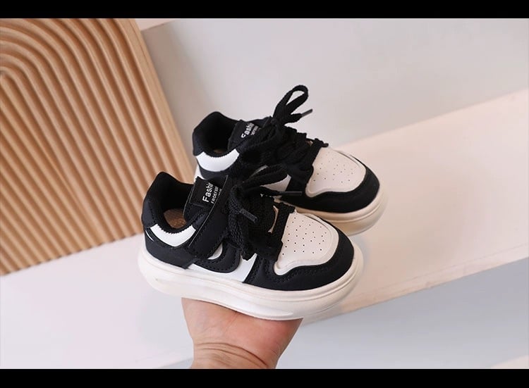 203 - Giày thể thao quai dán giả dây 3 màu size 21-30