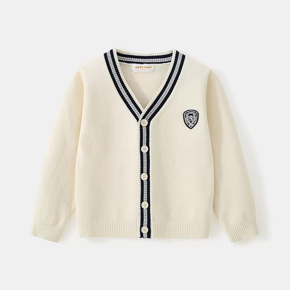 25338 - Cardigan len nhiều màu cho bé trai size 110-150