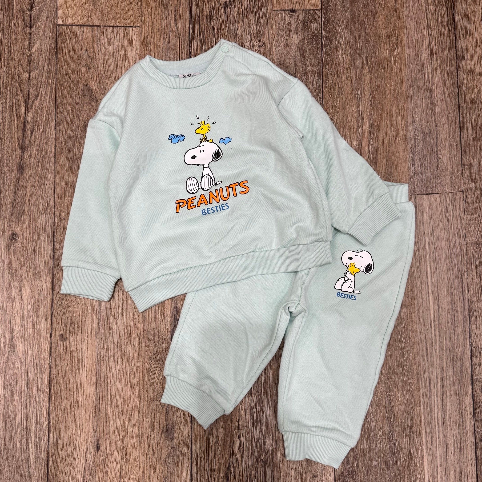 Bộ nỉ da cá Topten baby xuất Hàn dư xịn dòng nhí cho bé size 80-110