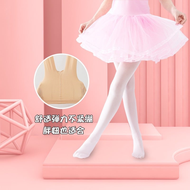 Quần tất giấy 3 màu Bé gái size 2 - 12y ( có chống trượt )