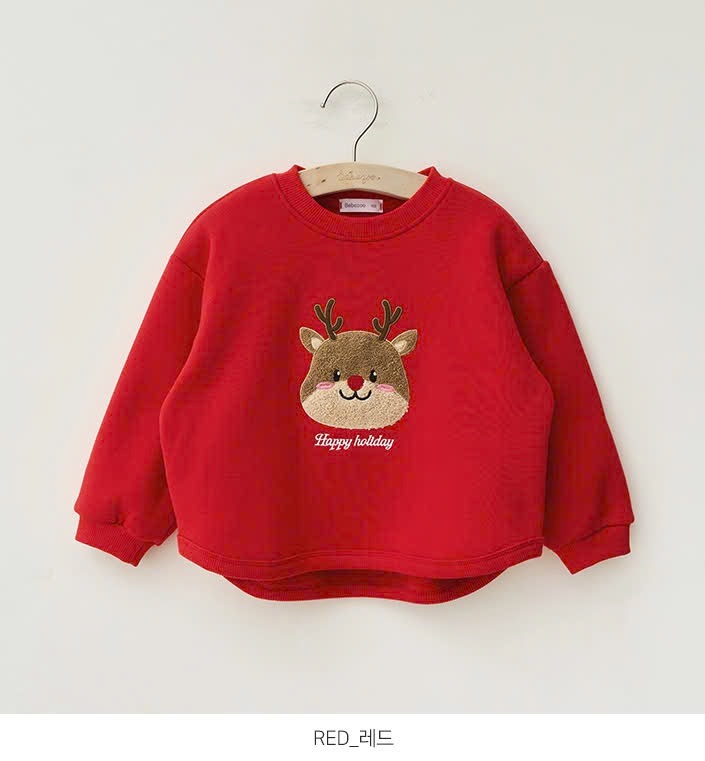 Áo nỉ Bebezoo chủ đề Noel nhiều màu cho bé size 100-140
