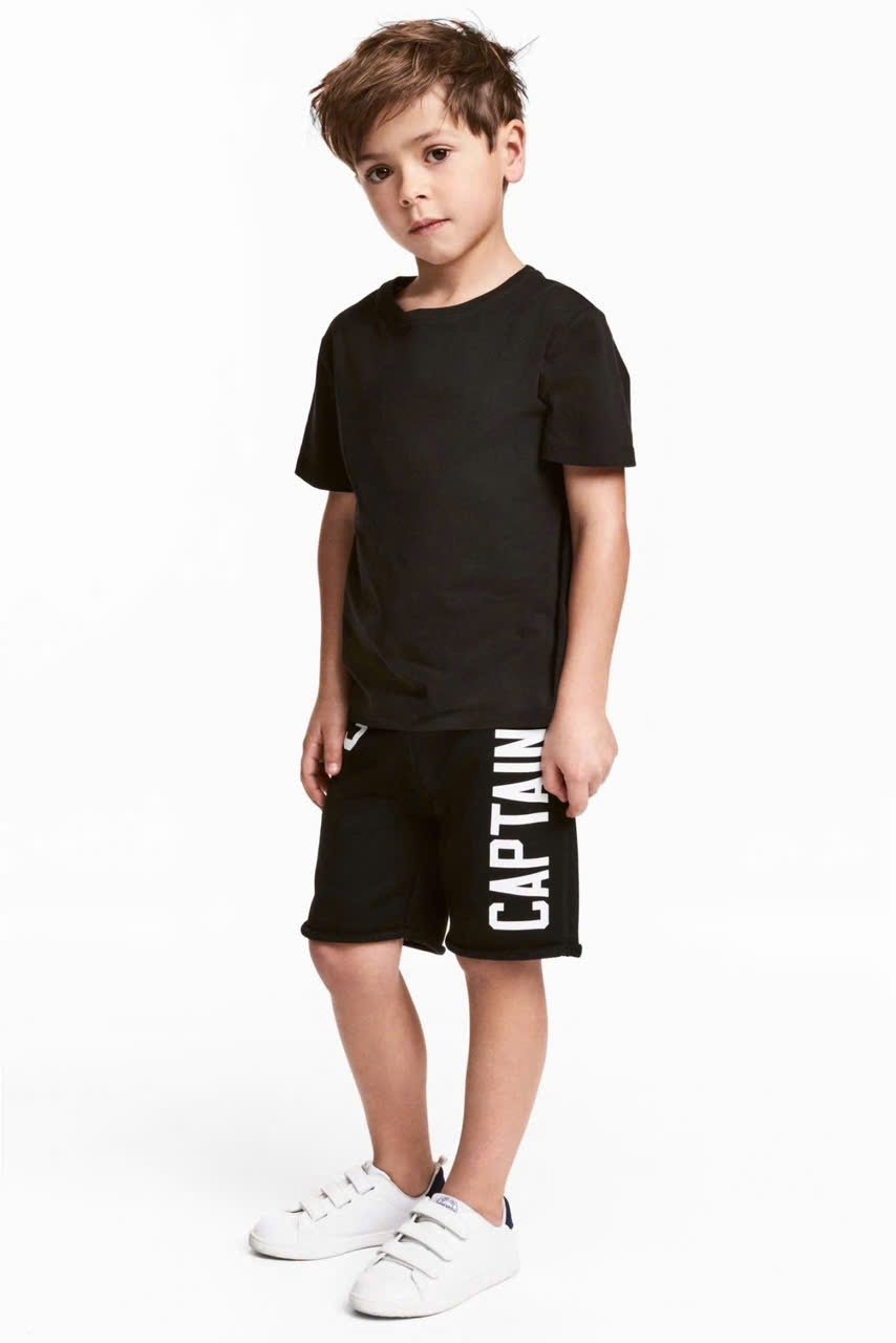 Quần short da cá HM dòng Đại nhiều màu Bé Trai size 8 - 14y+