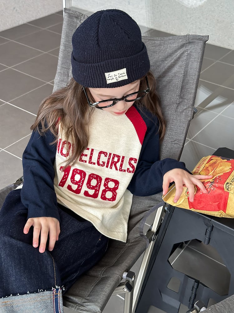 Áo len AMBB Novelgirls tay giác lăng cho bé size 110-160