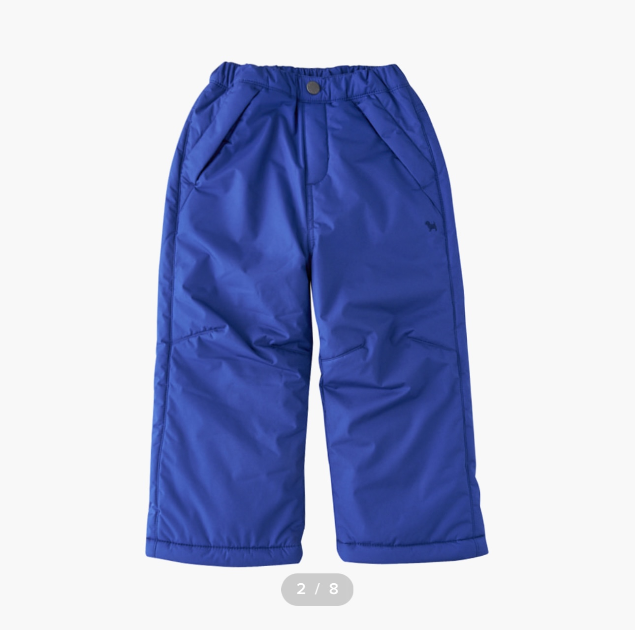 QBT01 - Quần phao lót nỉ đi tuyết BD 2 màu xanh/hồng cho bé size 100-165