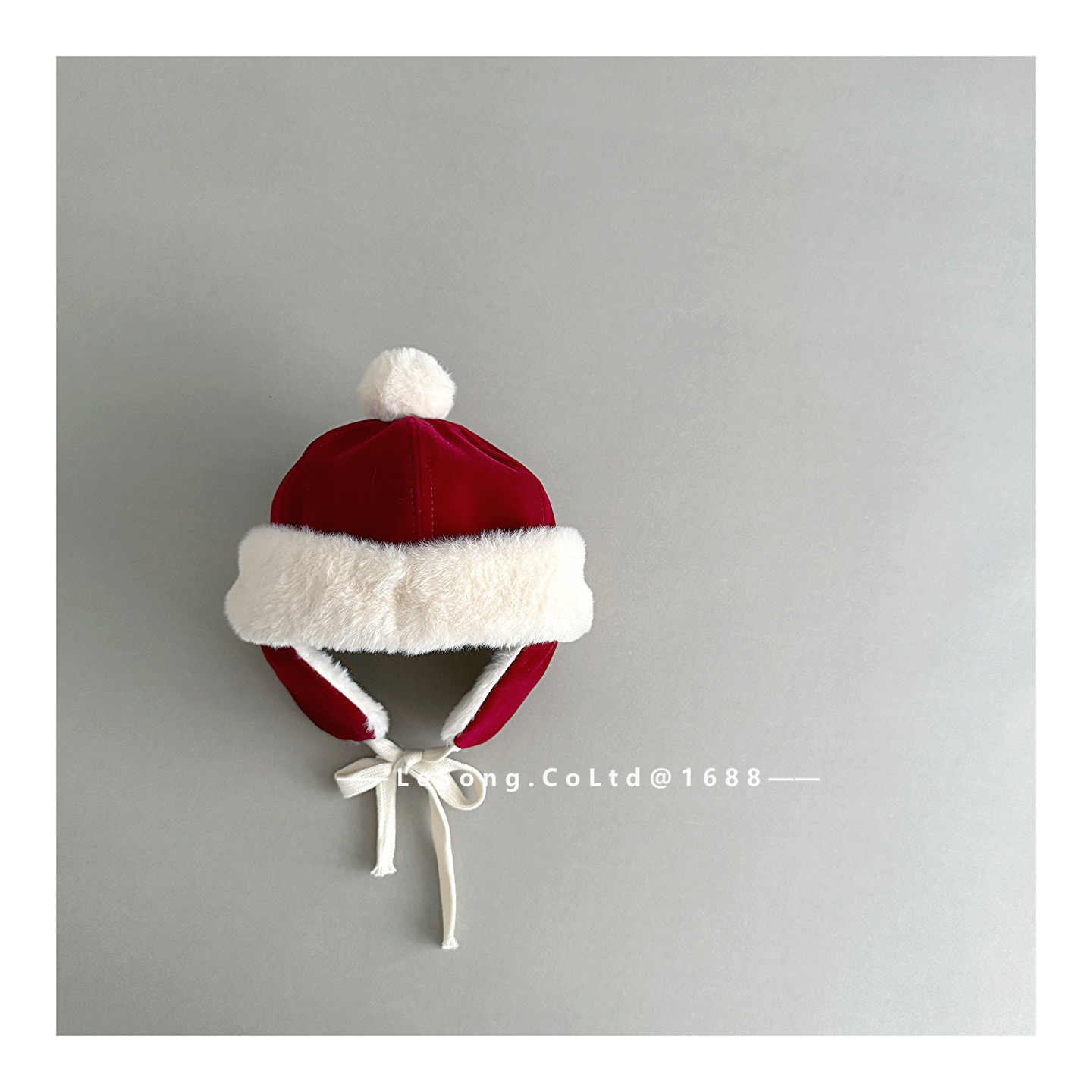 Mũ nhung đỏ noel nhiều mẫu cho bé