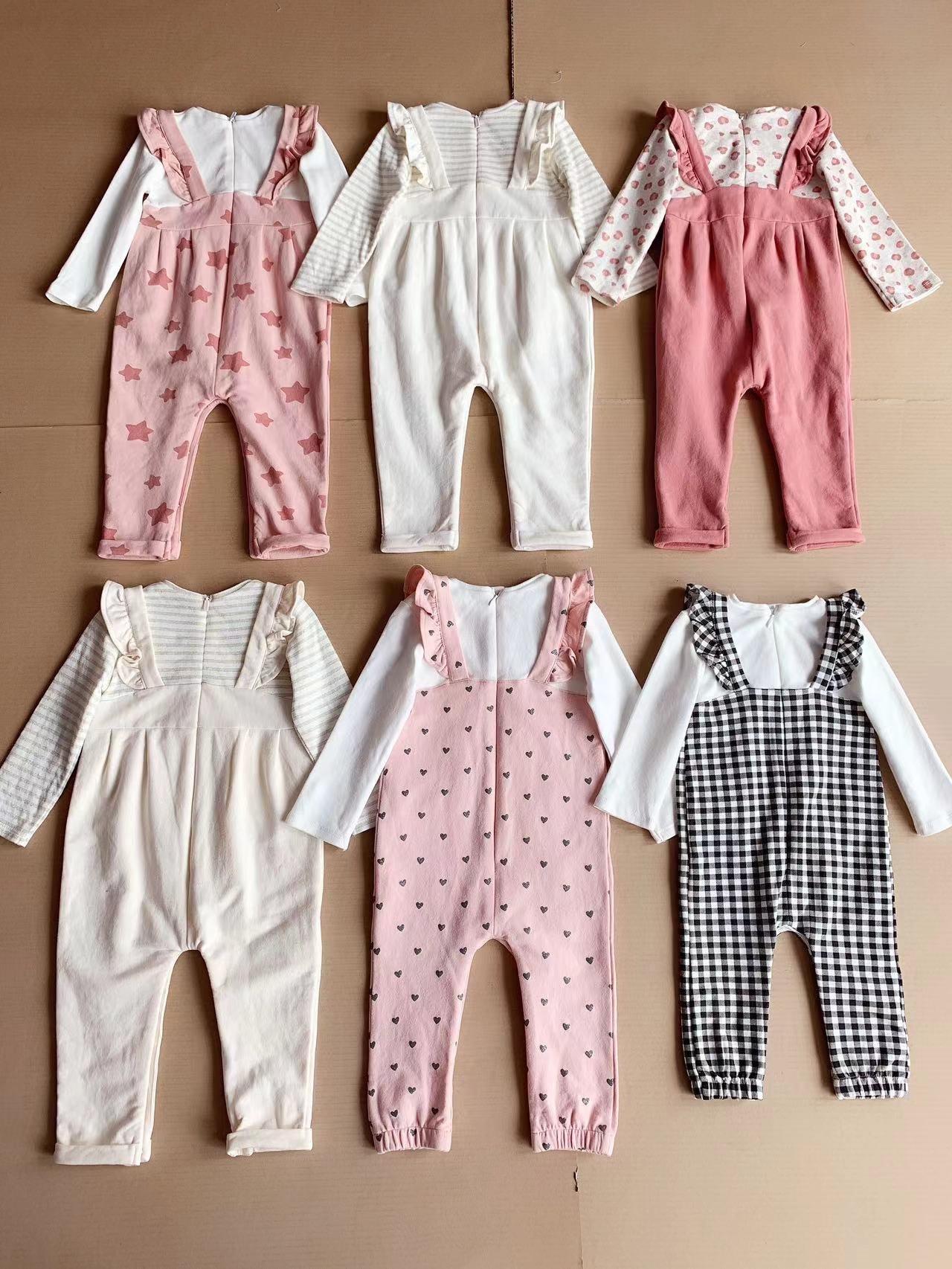 Set áo liền quần yếm Mayoral nhiều hình BG size 1m - 18m
